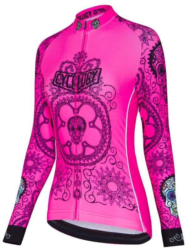 Day-of-the-Living-Pink-Womens-long-sleeve-cycling-jersey-front_169a6e3d-1bc2-4e90-95a2-719aa7b7504b-728517_720x