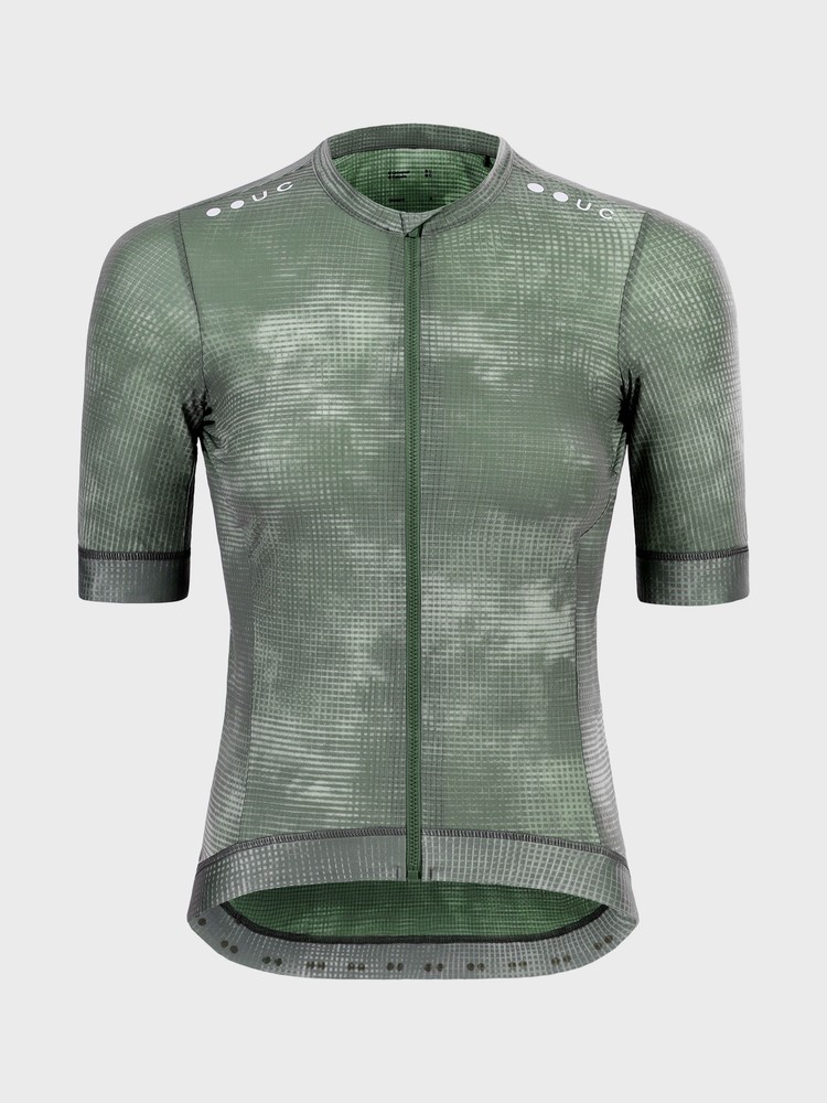 Universal-Colours-Chroma-Grid-Womens-Short-Sleeve-Jersey-Canopy-Green
