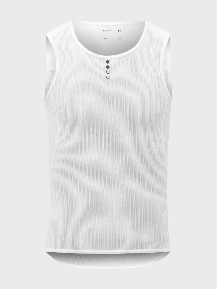 Universal-Colours-Mono-Sleeveless-Base-Layer-White