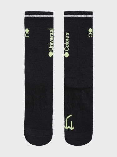Universal-Colours-Mono-Merino-Socks-Black