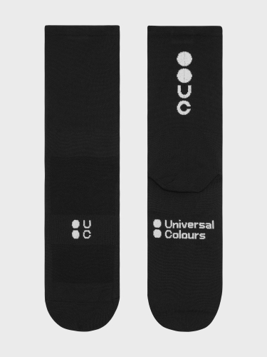 Universal-Colours-Mono-Summer-Cycling-Socks-Black