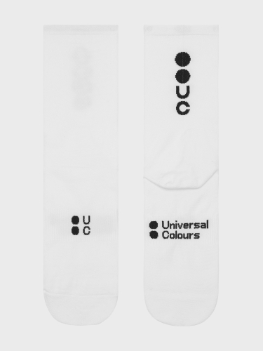 Universal-Colours-Mono-Summer-Cycling-Socks-White