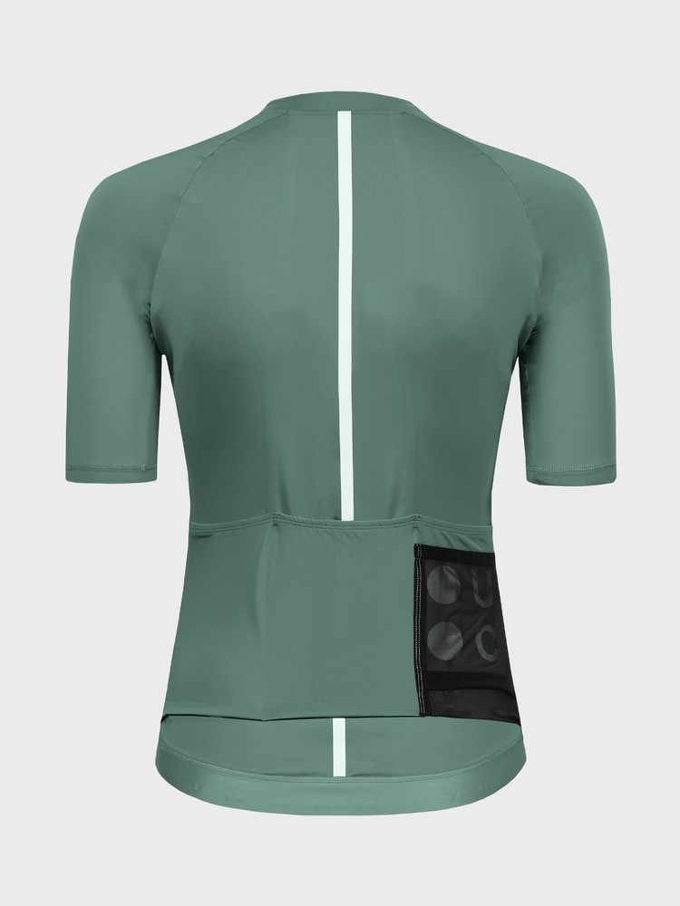 Universal-Colours-Mono-Womens-Short-Sleeve-Jersey-Green-Daze-2