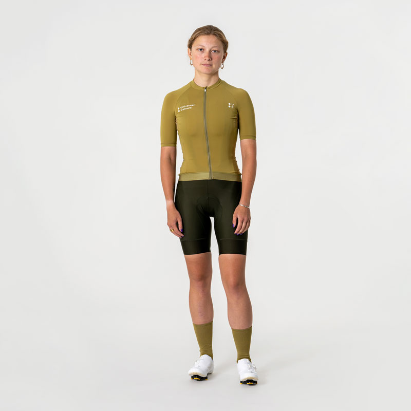 Universal-Colours-Mono-Womens-Short-Sleeve-Jersey-Olive-Gold-3