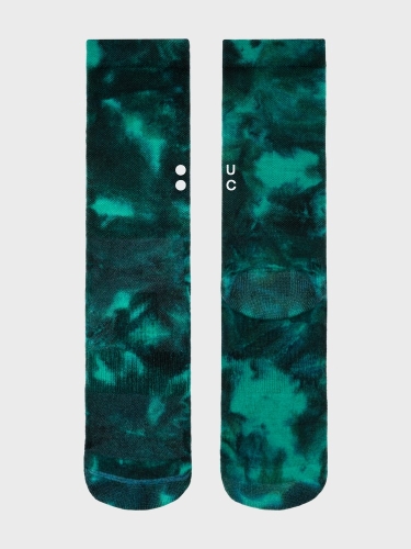 Universal-Colours-Spectrum-Tie-Dye-Merino-Socks-Bold-Apple-Green