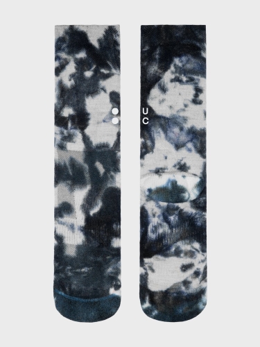 Universal-Colours-Spectrum-Tie-Dye-Merino-Socks-Navy-Blue