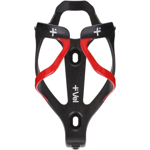VEL-RL-Carbon-Bottle-Cage-Black-Red-F