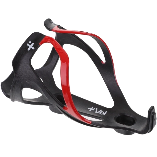 VEL-RL-Carbon-Bottle-Cage-Black-Red